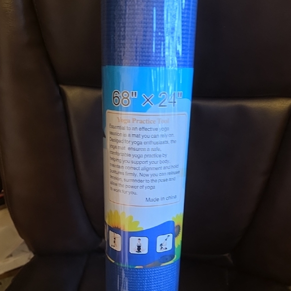 Blue Yoga Mat - Picture 2 of 2